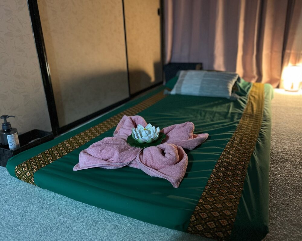 茨城県小美玉市納場のタイ古式マッサージ・アユタヤの施術室